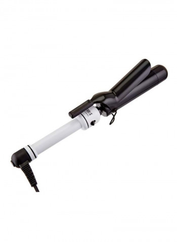 Ceramic Salon Curling Iron Black/White