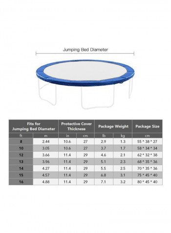 Protective Jumping Bed Padding Cover