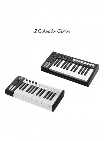 25 Portable USB MIDI Controller Keyboard