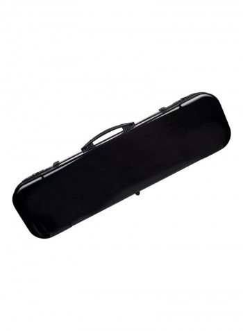 Portable Glass Fiber Violin Case Storage Bag Box With Hygrometer Straps