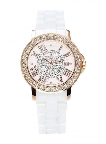 Women's Ceramic Analog Watch STM15P3