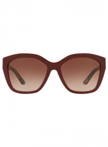 Women's Full Rim Cat Eye Sunglasses - Lens Size: 57 mm