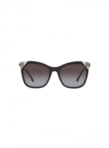 Women's Full Rim Cat Eye Sunglasses - Lens Size: 54 mm