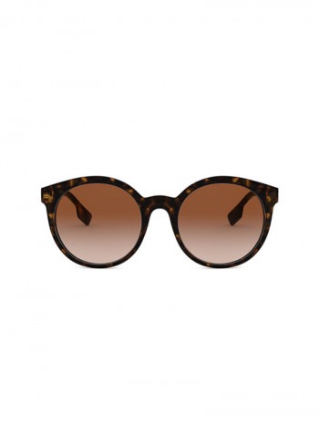 Women's Full Rim Round Sunglasses - Lens Size: 53 mm