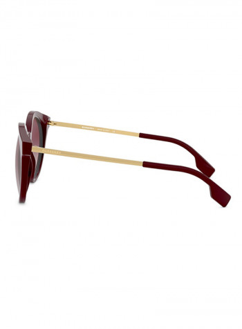 Women's Full Rim Round Sunglasses - Lens Size: 53 mm