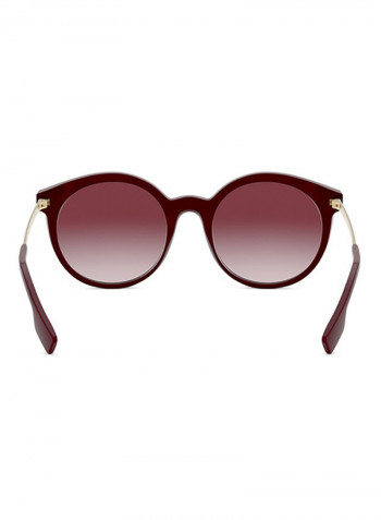 Women's Full Rim Round Sunglasses - Lens Size: 53 mm