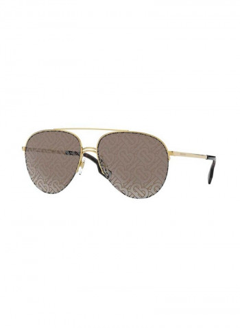 Women's Half-Rim Pilot Sunglasses