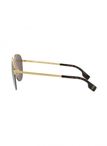 Women's Half-Rim Pilot Sunglasses