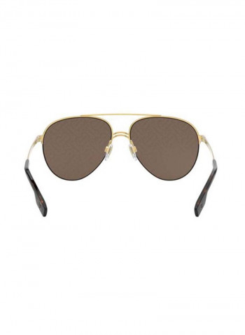 Women's Half-Rim Pilot Sunglasses
