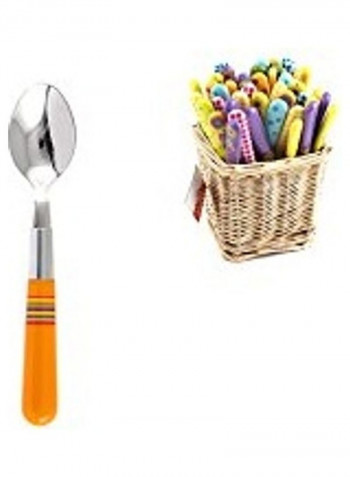 48-Piece Stainless Steel Spoons Multicolour