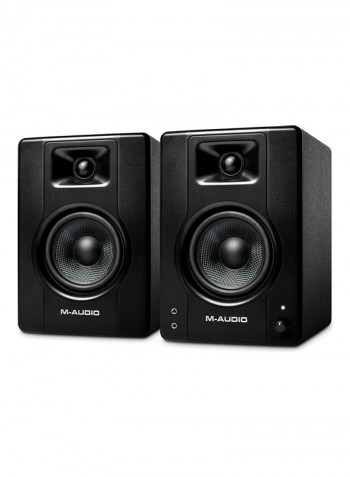 BX4 - 4.5-inch 120-Watt Multimedia Reference Monitors for Music Production, Live Streaming and Podcasting (pair) BX4PAIRXEU Black