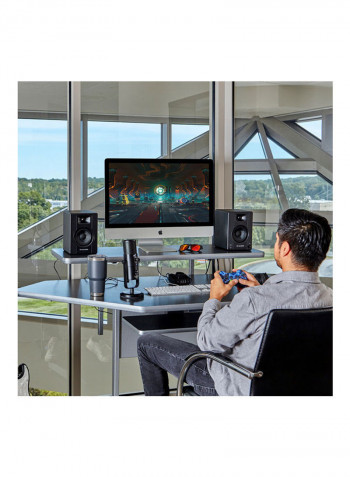 BX4 - 4.5-inch 120-Watt Multimedia Reference Monitors for Music Production, Live Streaming and Podcasting (pair) BX4PAIRXEU Black