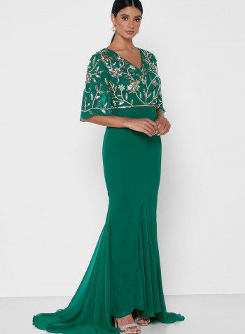 Fashionable Maxi Dress Green