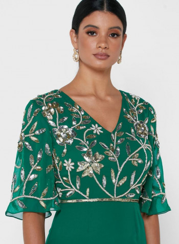 Fashionable Maxi Dress Green
