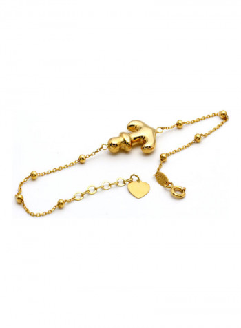 18K Anchor Designed Bracelet Gold