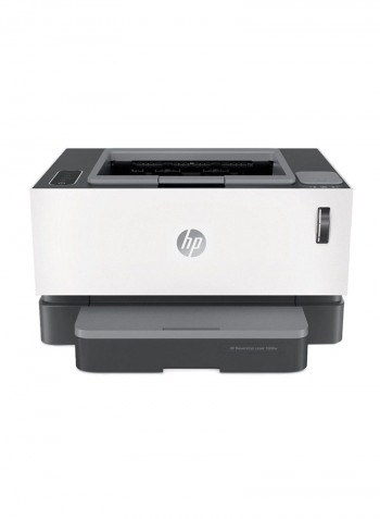 4RY23A Wireless Neverstop 1000W Laser Printer, Monochrome, Print only 380.5 x 293.4 x 211millimeter Grey/White