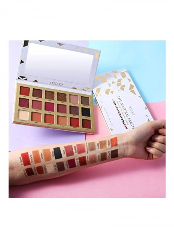 Eyeshadow Matte Glitter Palette Red/Brown/Pink