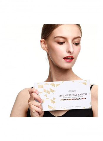 Eyeshadow Matte Glitter Palette Red/Brown/Pink