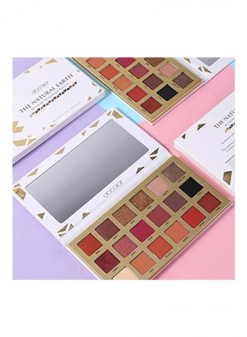 Eyeshadow Matte Glitter Palette Red/Brown/Pink