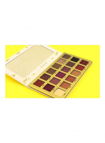 Eyeshadow Matte Glitter Palette Red/Brown/Pink