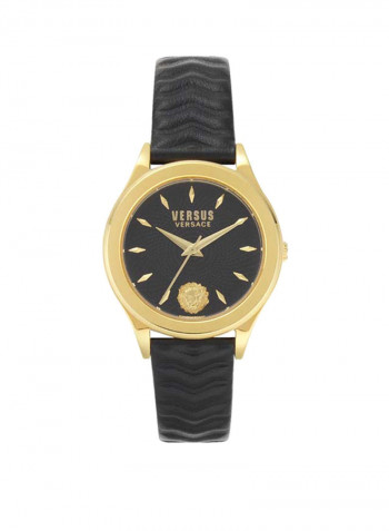 Women's Leather Analog Wrist Watch V WVSP560318