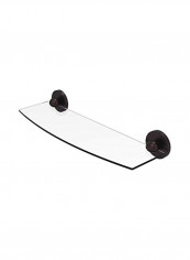 Skyline Collection Glass Shelf Clear/Brown 18inch