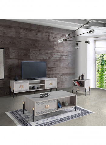 Mabel Coffee Table Grey 60x44.2x119.5cm