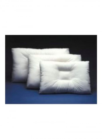 3-Piece Linear Gravity Pillow Polyester White 24x17x3inch
