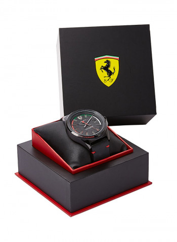 Men's Pilota Leather Analog Wrist Watch 830476