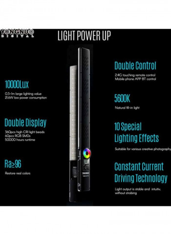 RGB  LED Video Light With Remote Control Black/White