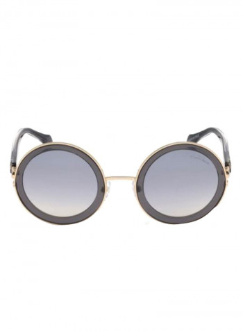 Women's Round Frame Sunglasses - Lens Size: 54 mm