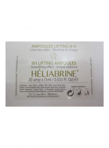 20-Piece Instant Beauty Lifting Ampoules 1ml