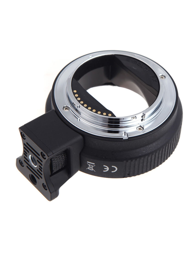 Auto-Focus Lens Mount Adapter For Canon DSLR Black