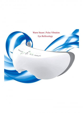 KH277 Rechargeable Warm Steam Eye Reflexology Massager White