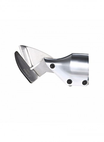 Rechargeable Electric Scissor Cutter Head Silver 14centimeter