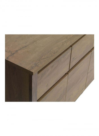 3-Shelves Vedde Buffet And Sideboard Wild Oak