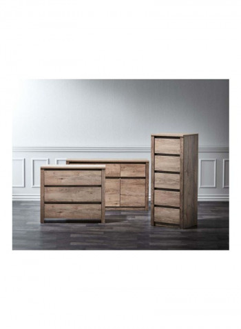 3-Shelves Vedde Buffet And Sideboard Wild Oak