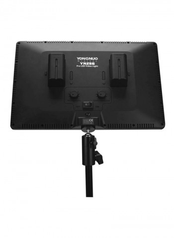 LED Video Light Lamp Steeples Adjustment Lighting Panel 14x9.5x0.9inch White/Black