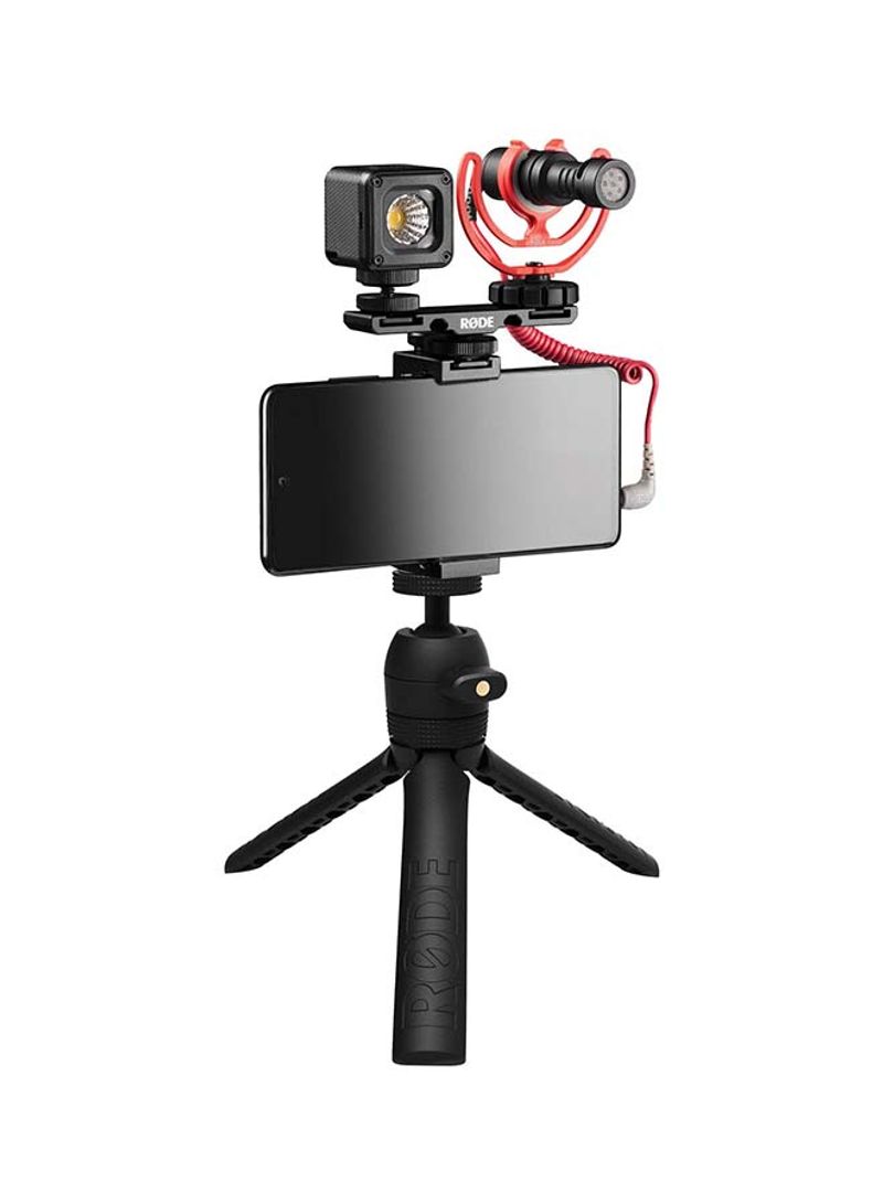 Vlogger Kit Universal Filmmaking Kit For Smartphones VLOGVMMC black