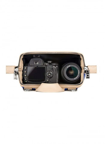 Protective Camera Case For Sony Alpha Beige/Blue