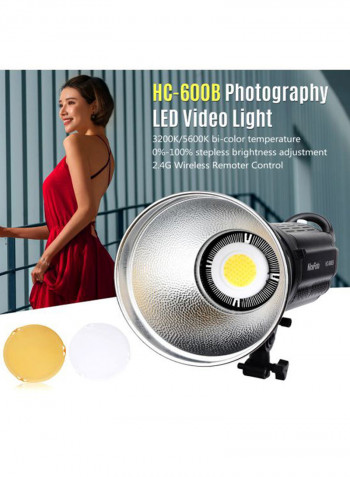 Photography LED Video Light 40.5x22x27centimeter Black