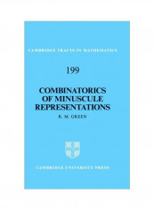 Combinatorics Of Minuscule Representations Hardcover