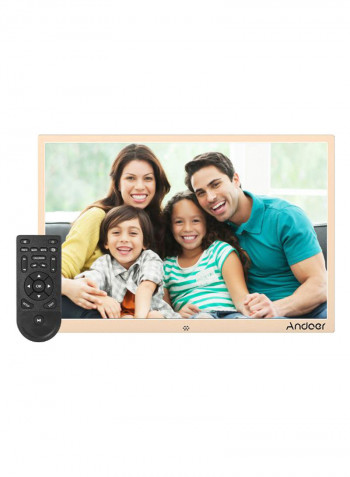 Digital Photo Frame With Remote Control Gold