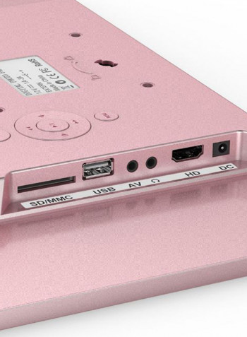 Digital Photo Frame With Remote Control Pink