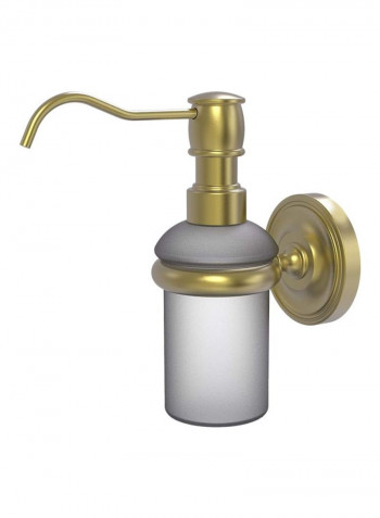 Prestige Regal Collection Wall Mounted Soap Dispenser Gold/Grey 7x3x3inch