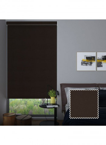 Single Sunset Blackout Roller Window Shade Brown 240x175cm