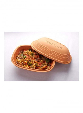 Clay Cooker Brown 15x10.75x7.5inch