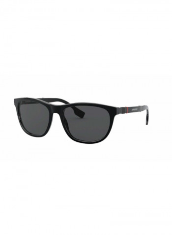 Men's Full Rim Wayfarer Sunglasses - Lens Size: 58 mm