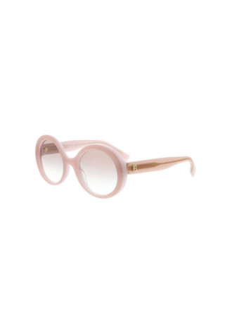 Women's Full Rim Round Sunglasses - Lens Size: 52 mm