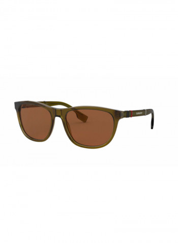 Men's Full Rim Wayfarer Sunglasses - Lens Size: 58 mm